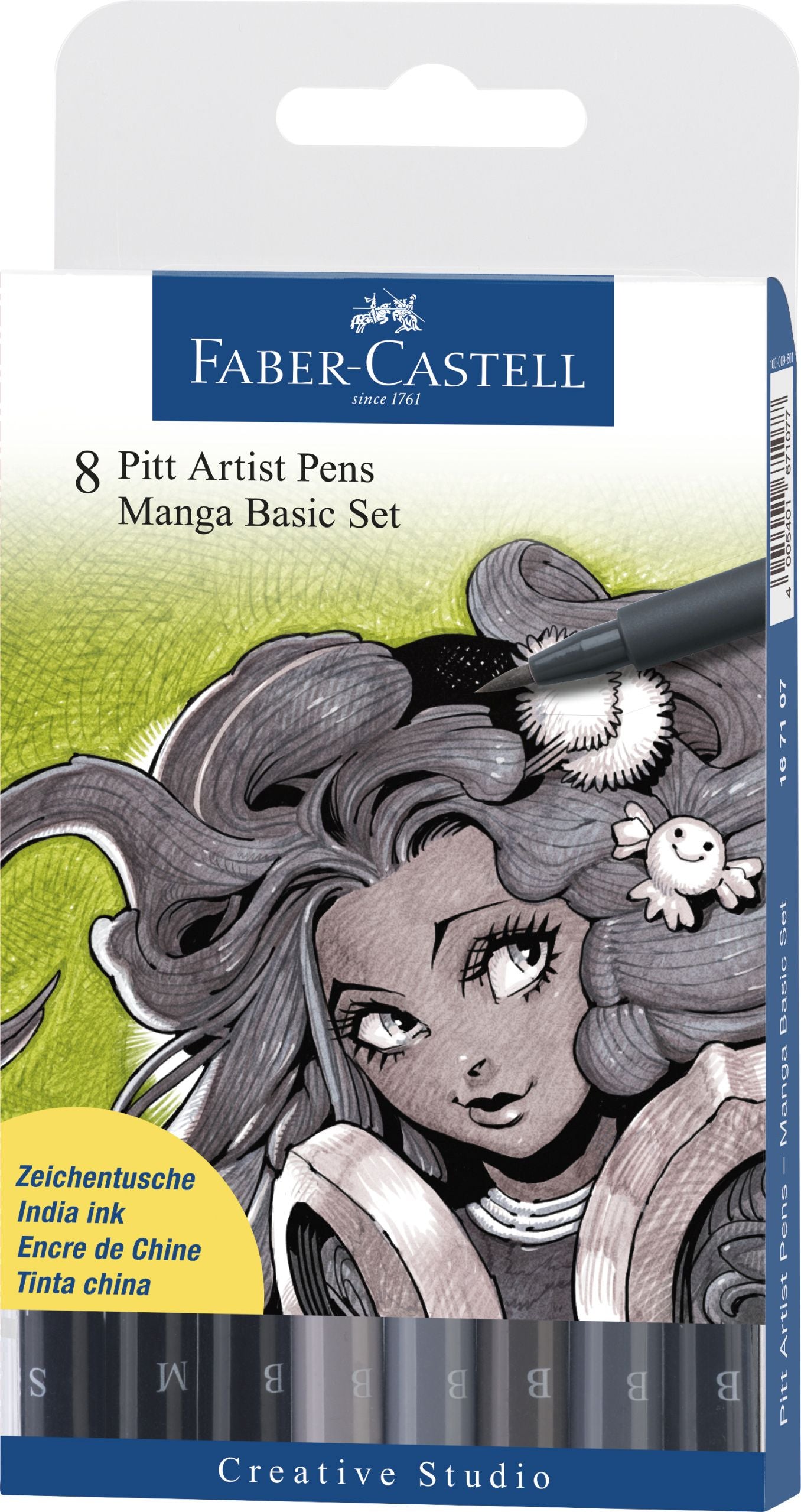 PITT ARTIST PEN MANGA SET 8 BUC DE BAZA FABER-CASTELL PITT ARTIST PEN MANGA SET 8 BUC DE BAZA FABER-CASTELL
